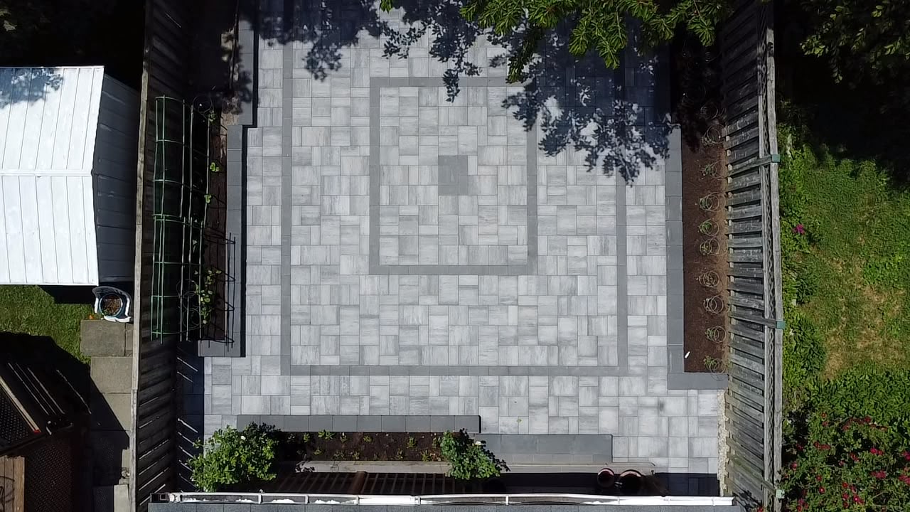 Precision patio installation