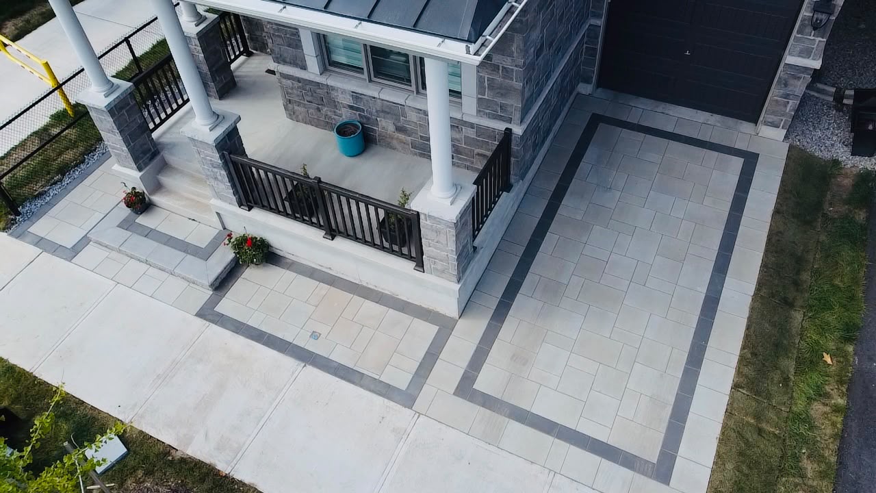 Front entrance stonework
