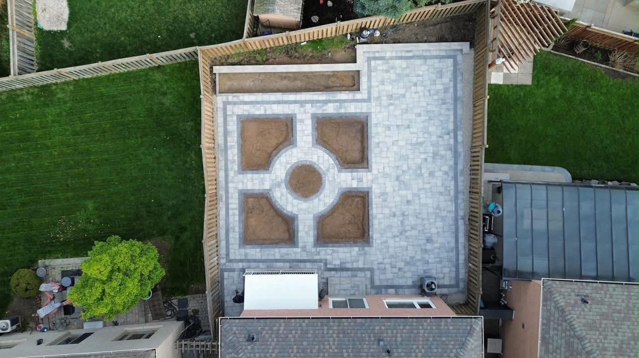 Distinctive patio detailing